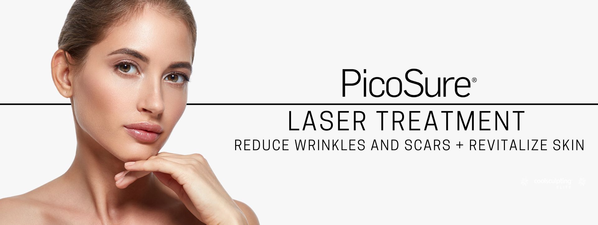 An image showing a woman with beautiful and flawless face from PicoSure in Westlake, OH.