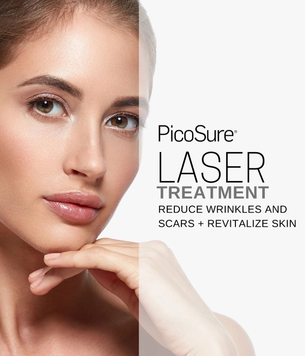 An image showing a woman with beautiful and flawless face from PicoSure in Westlake, OH.
